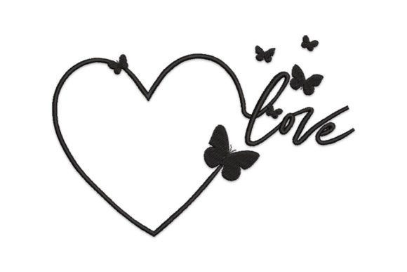 Butterfly Heart Embroidery Review for Apparel
