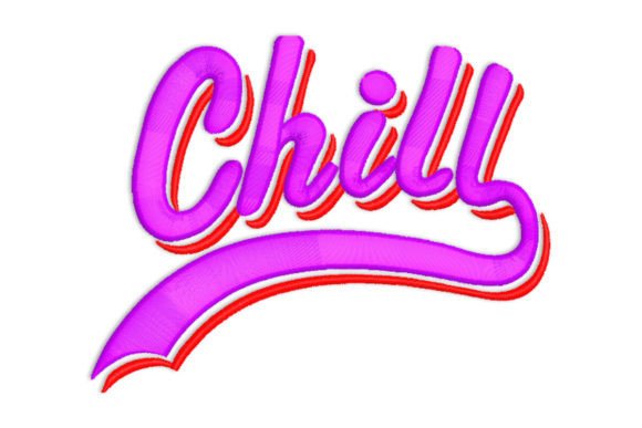 Chill Embroidery Design Review for Small Business Merch