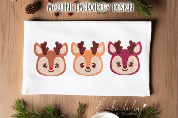 Christmas Reindeer Head Embroidery Review