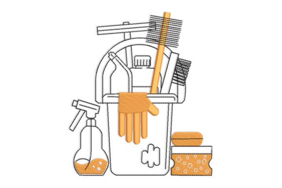 Cleaning Service Embroidery Design Review
