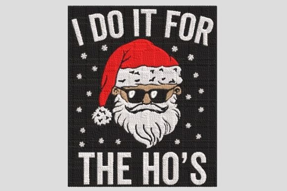 Cool Santa Claus with Sunglasses Embroidery Review