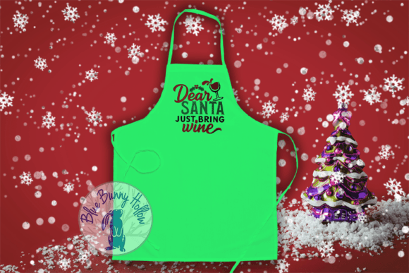 Dear Santa Just Bring Wine Embroidery Review