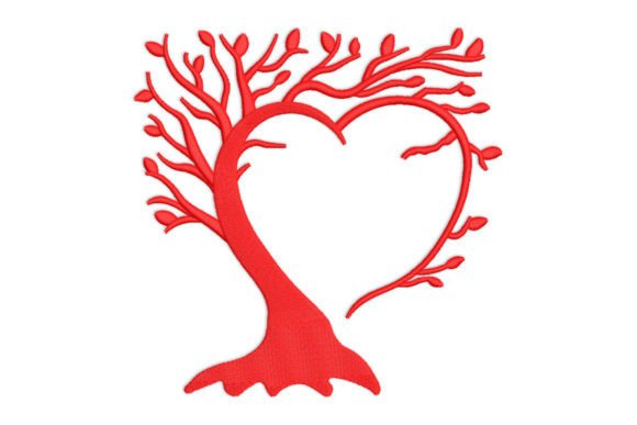 Heart Tree Embroidery Design Review