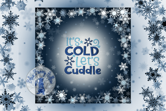 It's Cold Let's Cuddle Embroidery Review