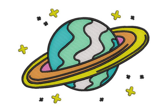 Neptune Doodle Planet Embroidery Review
