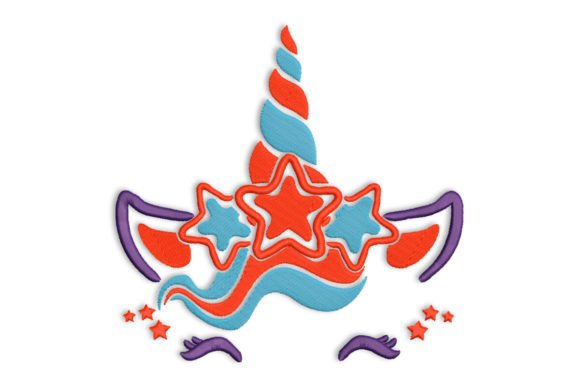 Patriotic Unicorn Embroidery Design Review