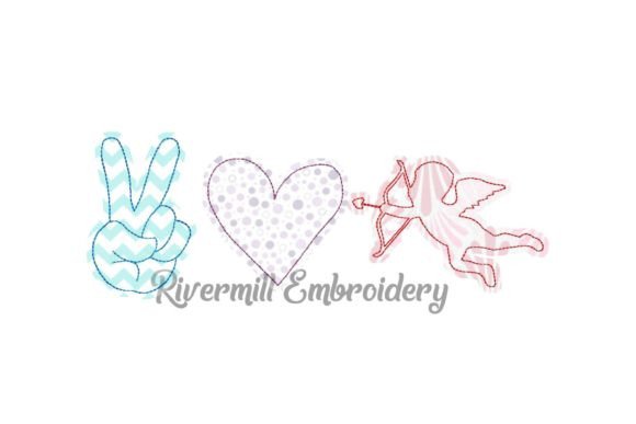 Raggy Applique Peace Love Cupid Review