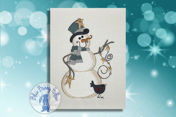 Snowman 2 Embroidery Design Review