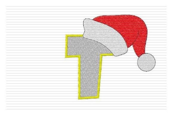 T Letter Christmas Alphabet Santa Hat Review